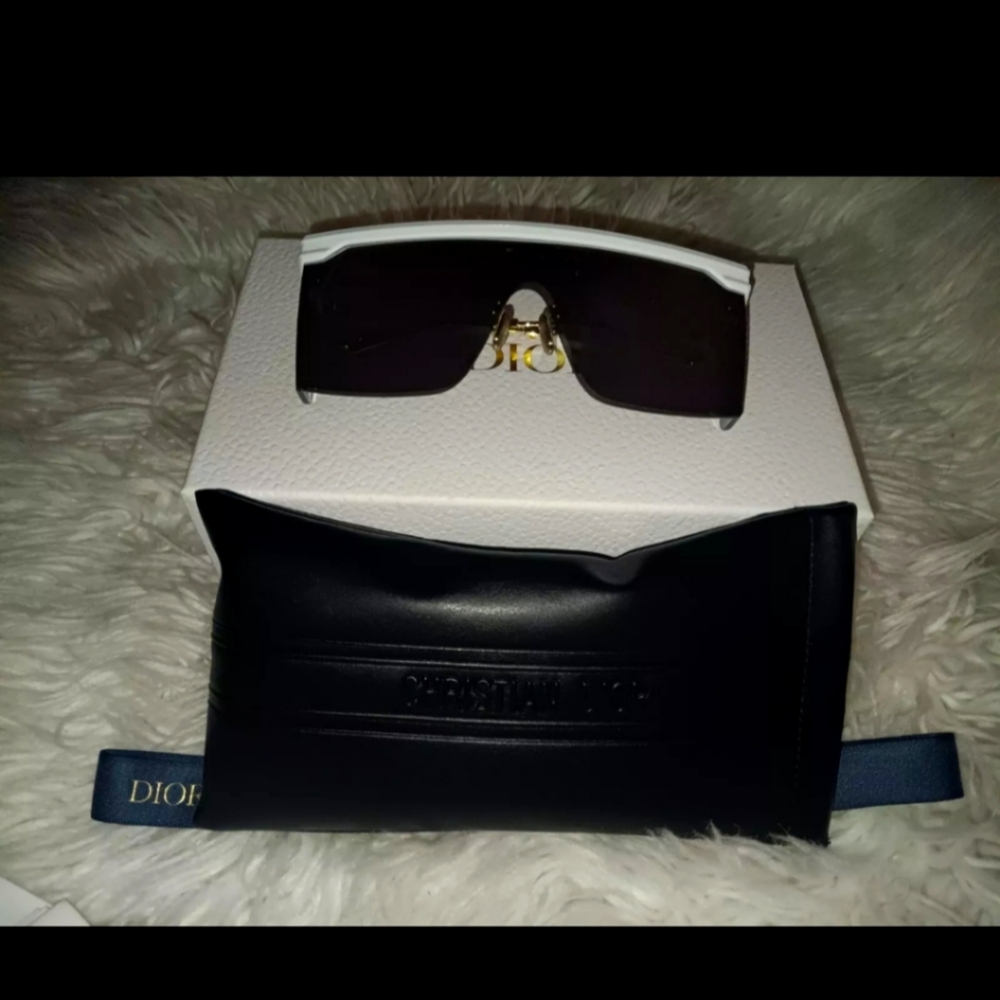 Dior Diorclub M1U White Frame Sunglasses